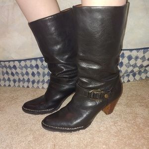 Frye Catherine Pull On Leather Boots